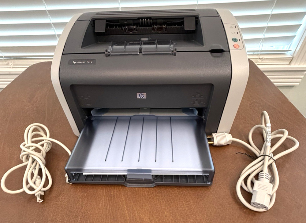 HP LaserJet 1012 Workgroup Laser Printer w/ toner + new toner-TESTED-18K pages